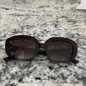 Anthropologie Dark Tortoise Sunglasses